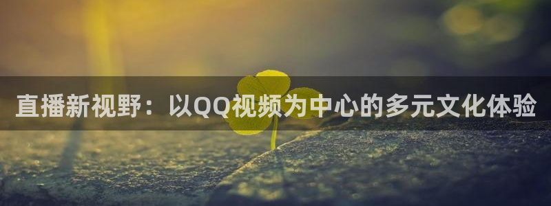 直播新视野：以QQ视频为中心的多元文化体验